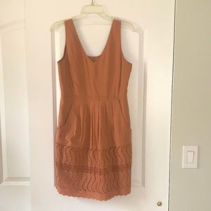JCrew dress, peach